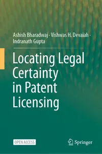 Locating Legal Certainty in Patent Licensing_cover
