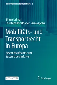 Mobilitäts- und Transportrecht in Europa_cover