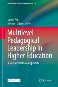 Multilevel Pedagogical Leadership in Higher Education_cover
