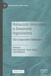 Humanistic Governance in Democratic Organizations_cover