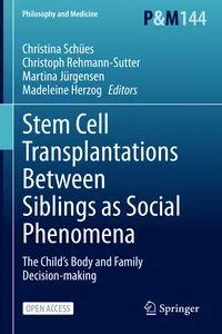 Stem Cell Transplantations Between Siblings as Social Phenomena_cover