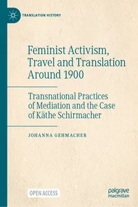 Feminist Activism, Travel and Translation Around 1900_cover