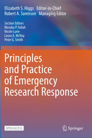 Principles and Practice of Emergency Research Response