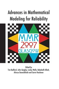 Advances in Mathematical Modeling for Reliability_cover