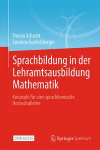 Sprachbildung in der Lehramtsausbildung Mathematik_cover