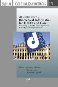dHealth 2020 – Biomedical Informatics for Health and Care_cover