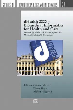 dHealth 2020 – Biomedical Informatics for Health and Care