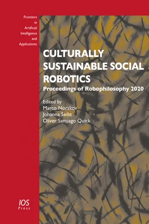 Culturally Sustainable Social Robotics