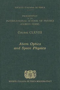 Atom Optics and Space Physics_cover
