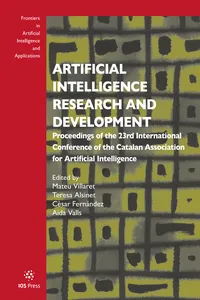 Artificial Intelligence Research and Development_cover
