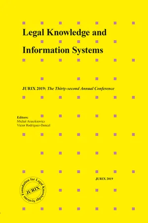 Legal Knowledge and Information Systems