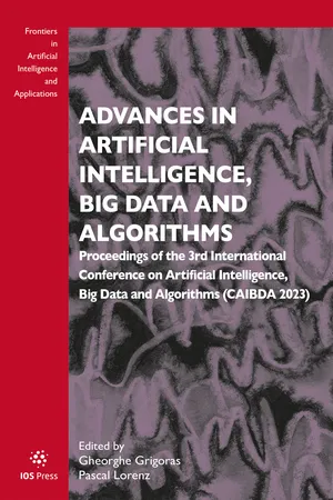 Advances in Artificial Intelligence, Big Data and Algorithms