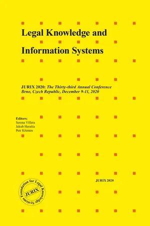 Legal Knowledge and Information Systems