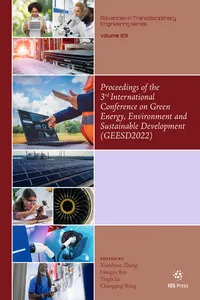 Proceedings of the 3rd International Conference on Green Energy, Environment and Sustainable Development_cover