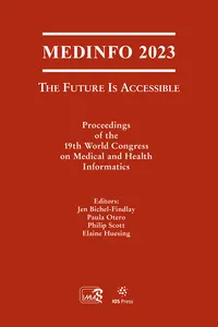 MEDINFO 2023 — The Future Is Accessible_cover