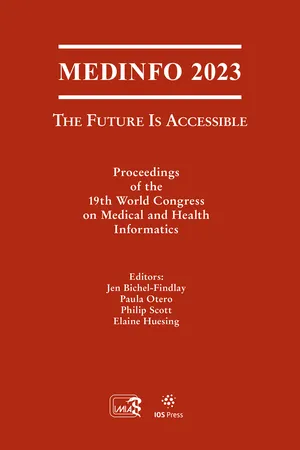 MEDINFO 2023 — The Future Is Accessible
