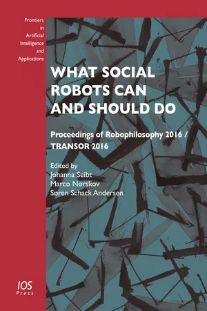 What Social Robots Can and Should Do
