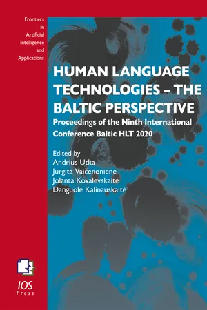 Human Language Technologies – The Baltic Perspective