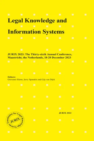 Legal Knowledge and Information Systems