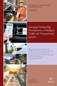 Emerging Cutting-Edge Developments in Intelligent Traffic and Transportation Systems_cover