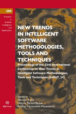 New Trends in Intelligent Software Methodologies, Tools and Techniques