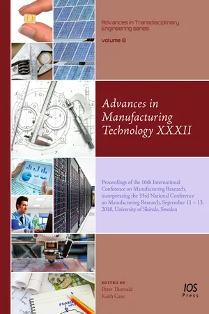 Advances in Manufacturing Technology XXXII