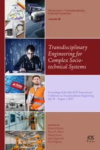 Transdisciplinary Engineering for Complex Socio-technical Systems_cover