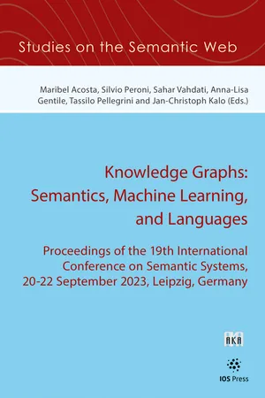 Knowledge Graphs: Semantics, Machine Learning, and Languages