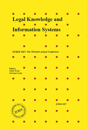 Legal Knowledge and Information Systems