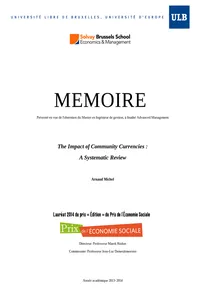 The Impact of Community Currencies : A Systematic Review_cover
