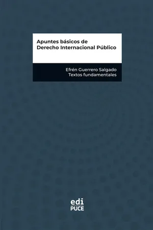 Apuntes básicos de Derecho Internacional Público