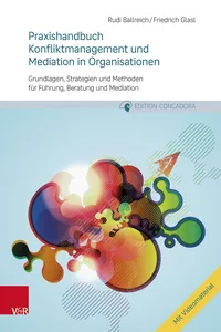 Praxishandbuch Konfliktmanagement und Mediation in Organisationen_cover