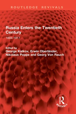 Russia Enters the Twentieth Century