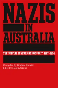Nazis in Australia_cover