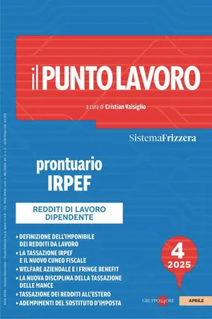 IL PUNTO LAVORO 4/2025