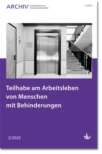 Teilhabe am Arbeitsleben von Menschen mit Behinderungens_cover