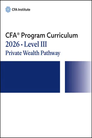 2026 CFA Program Curriculum Level III Private Wealth Pathway Box Set