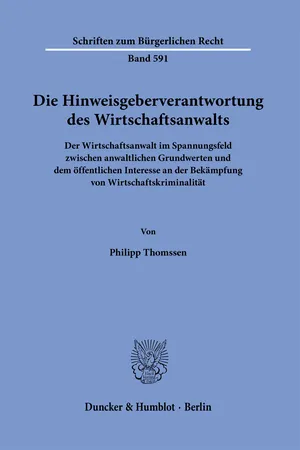 Die Hinweisgeberverantwortung des Wirtschaftsanwalts