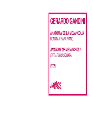 Anatomía de la melancolía