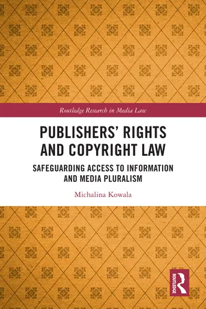 Publishers' Rights and Copyright Law