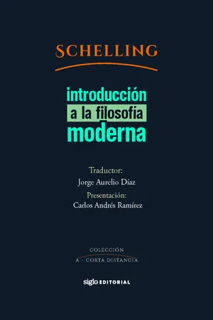Introducción a la filosofía moderna