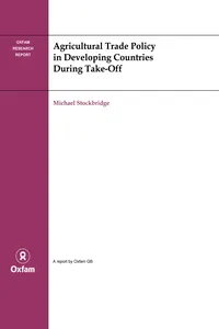 Agricultural Trade Policy in Developing Countries During Take-off_cover