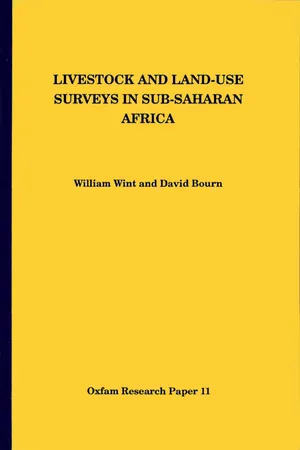Livestock and Land-use Surveys in Sub-Saharan Africa