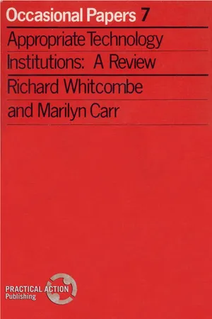 Appropriate Technology Institutions