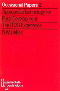 Appropriate Technology for Rural Development_cover