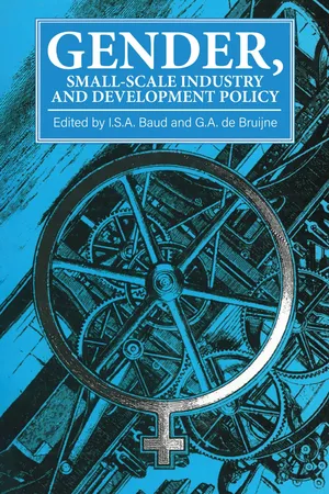 Gender, Small-scale Industry and Development Policy