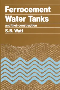 Ferrocement Water Tanks and their Construction_cover