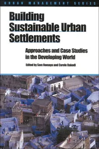 Building Sustainable Urban Settlements_cover