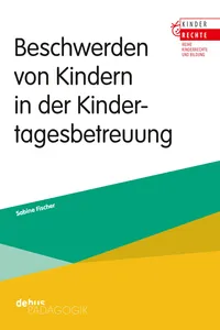Beschwerden von Kindern in der Kindertagesbetreuung_cover