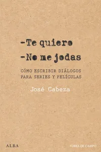 Te quiero. No me jodas